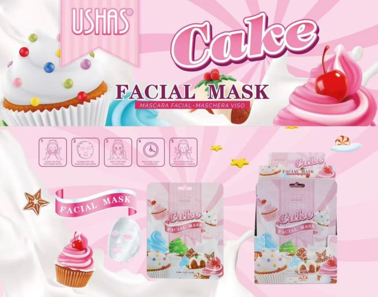 Mascarilla Facial Aromas Dulces Ushas