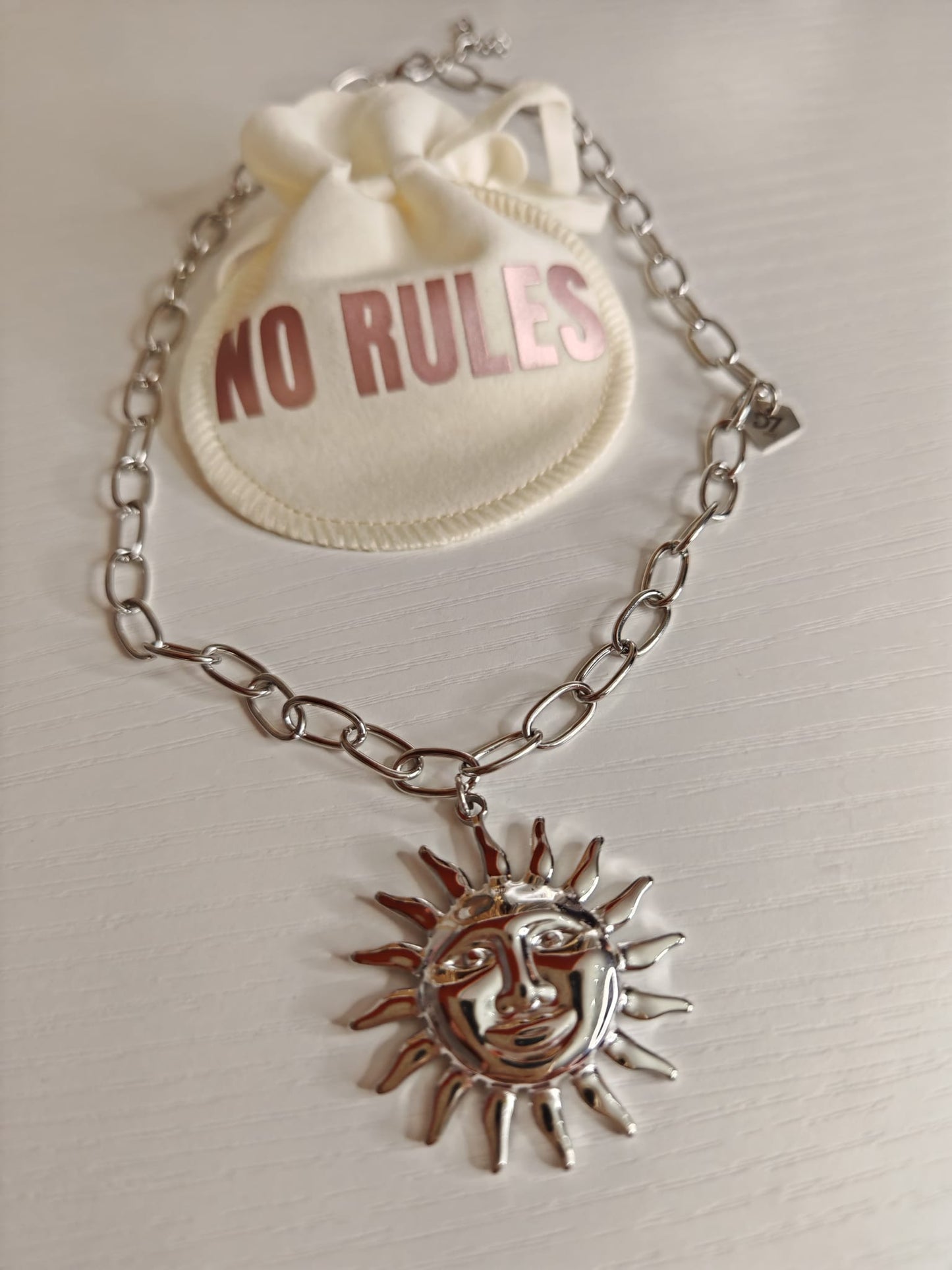 Collar Sol Plata