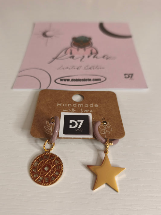 Pendientes Eclipse Karma 2.0. Oro