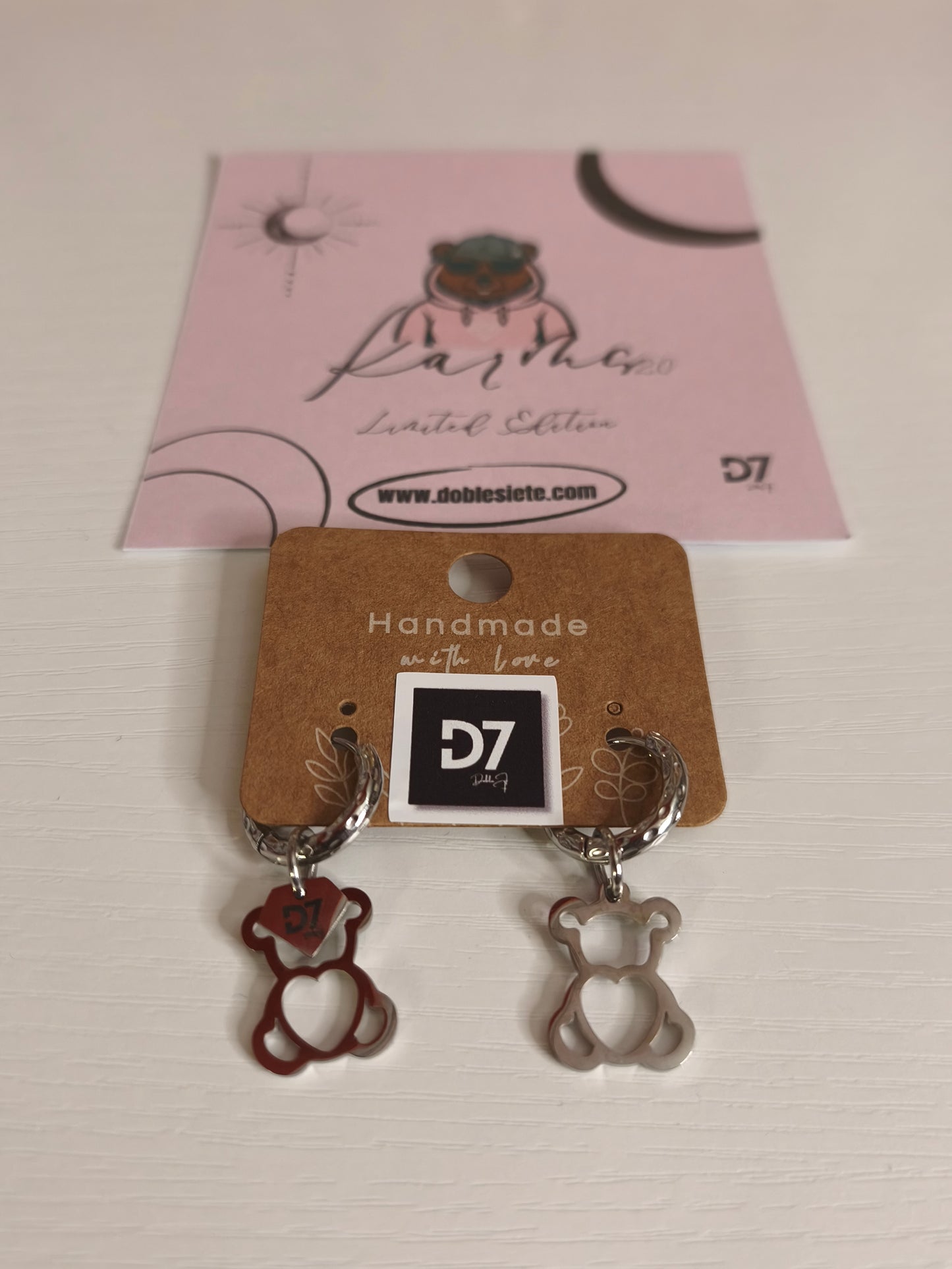 Pendientes Karma 2.0. Plata D7