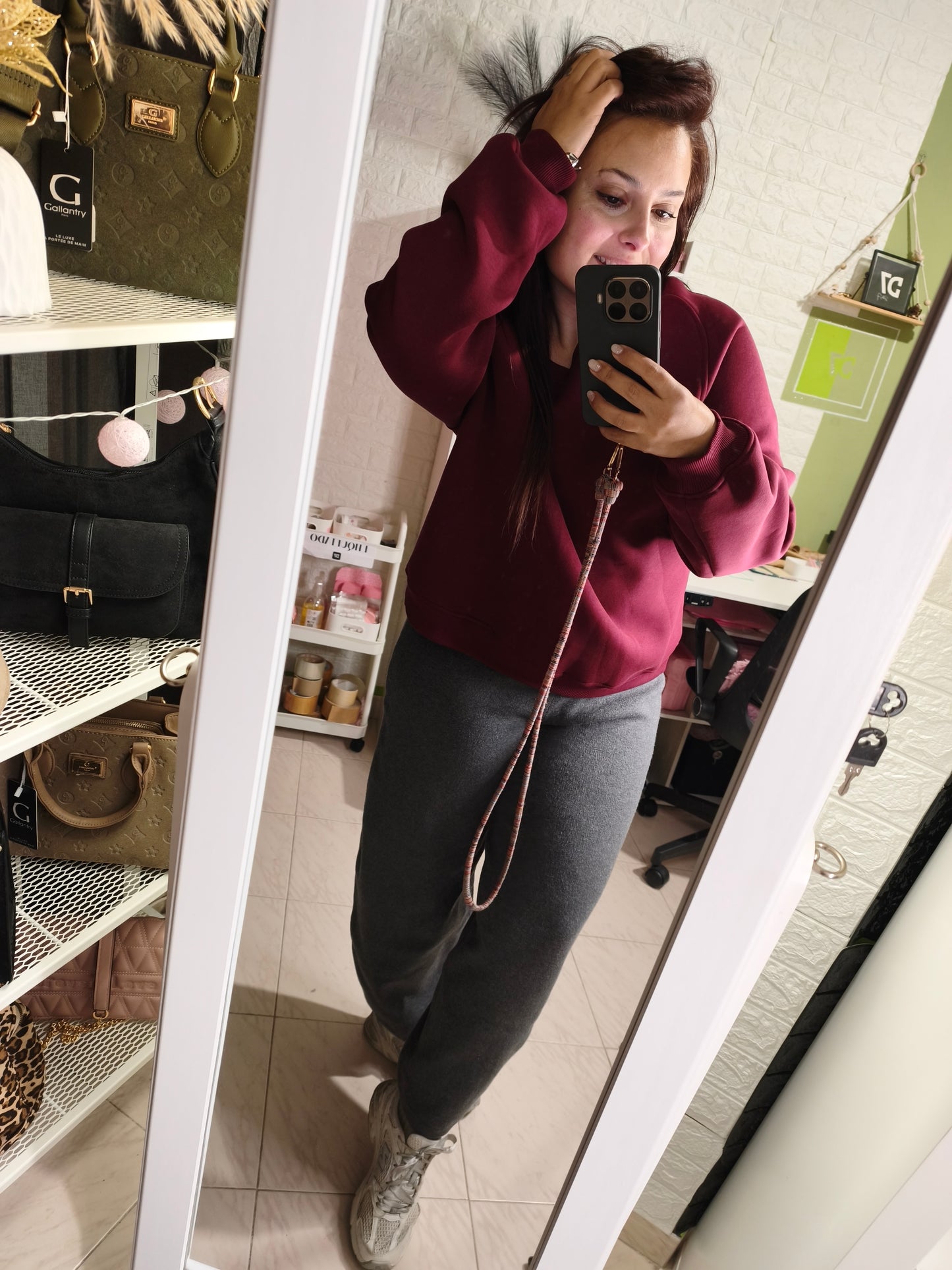 Sudadera Burdeos Lumina