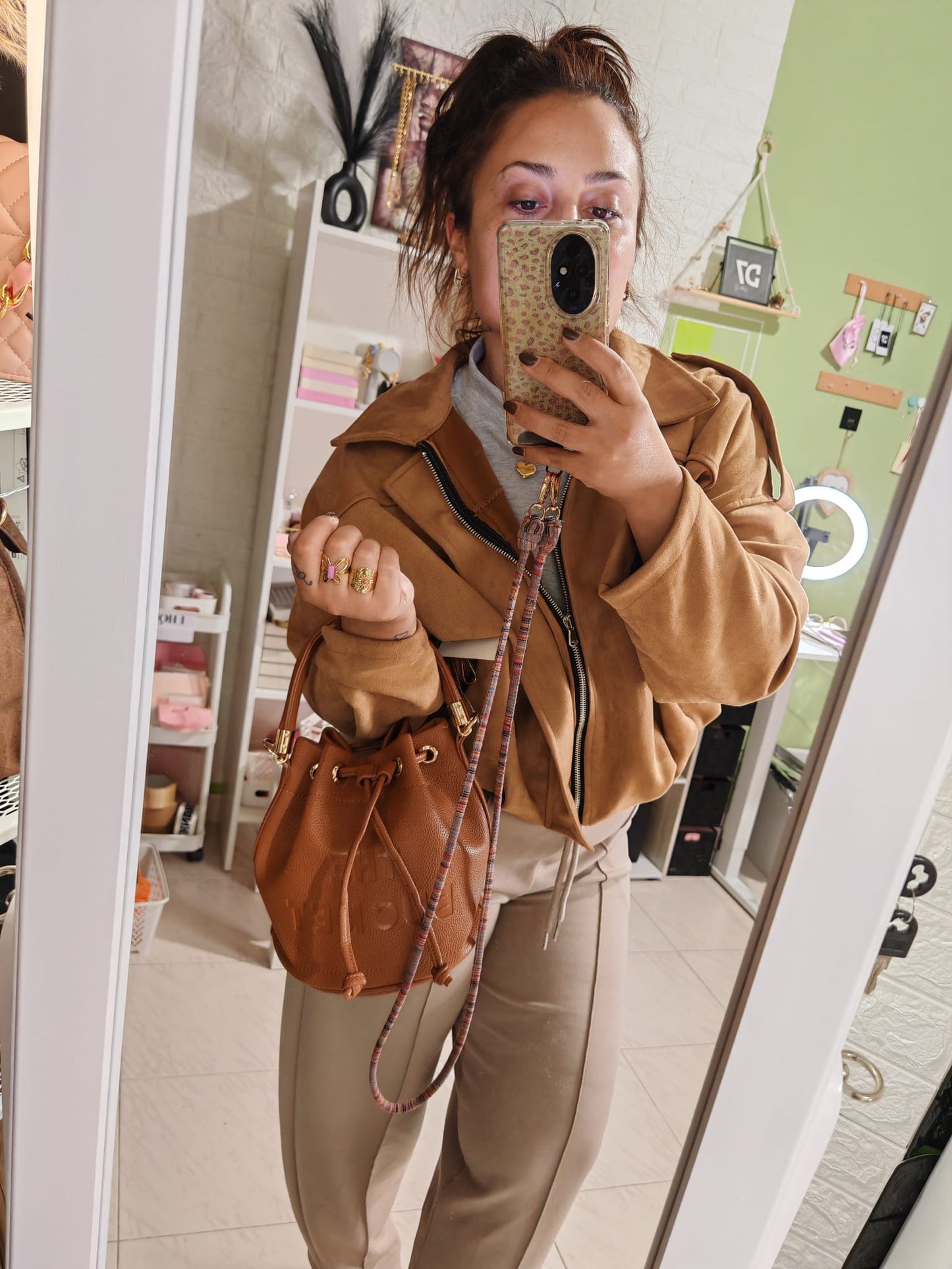 Bomber Antelina Insp Z@ra Camel