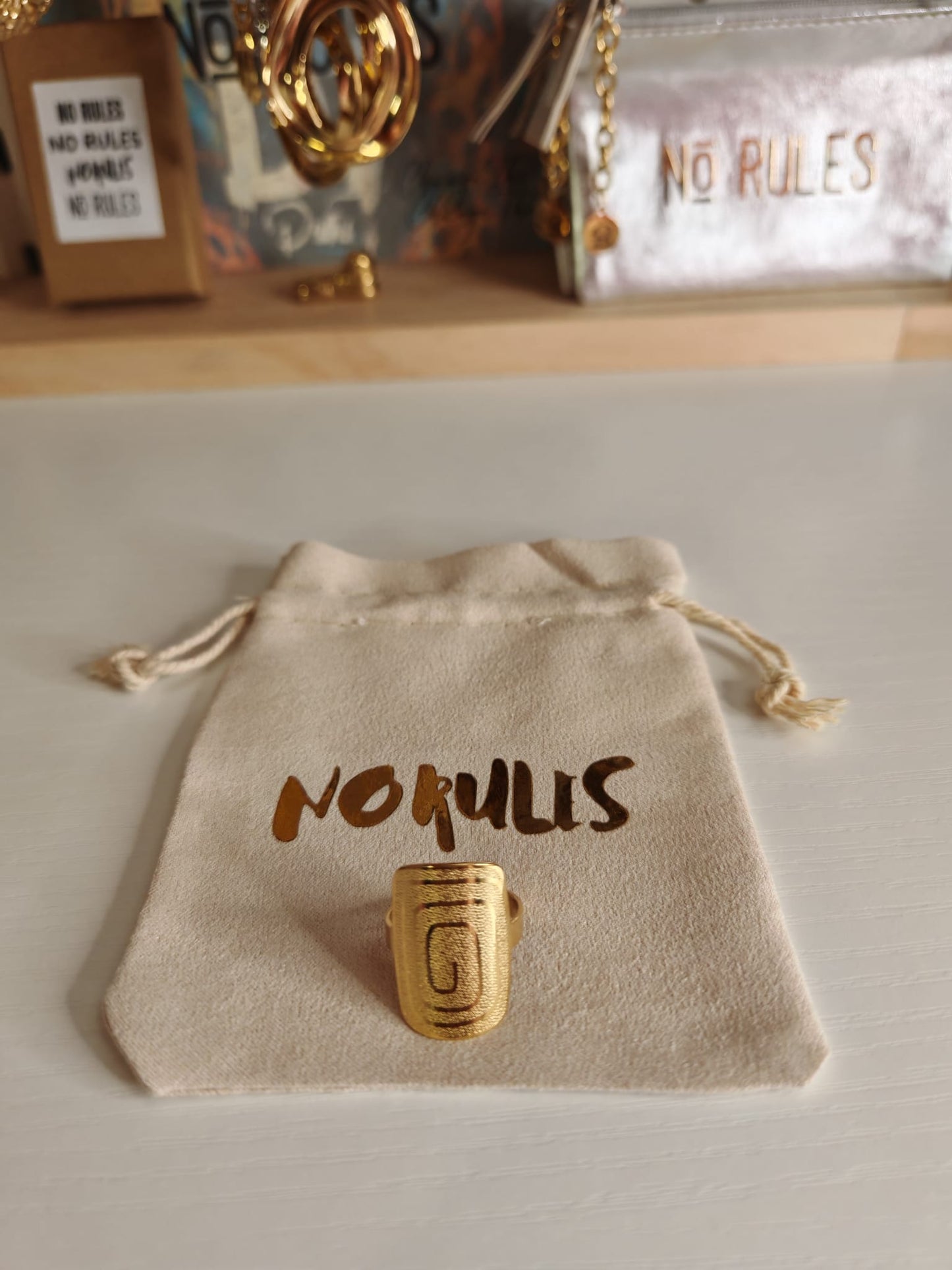 Anillo Laberinto Oro