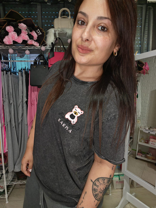 Camiseta KARMA Acid Wash D7