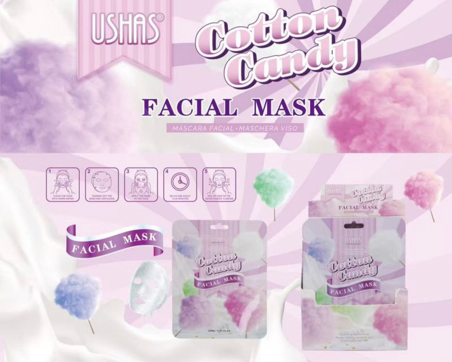 Mascarilla Facial Aromas Dulces Ushas