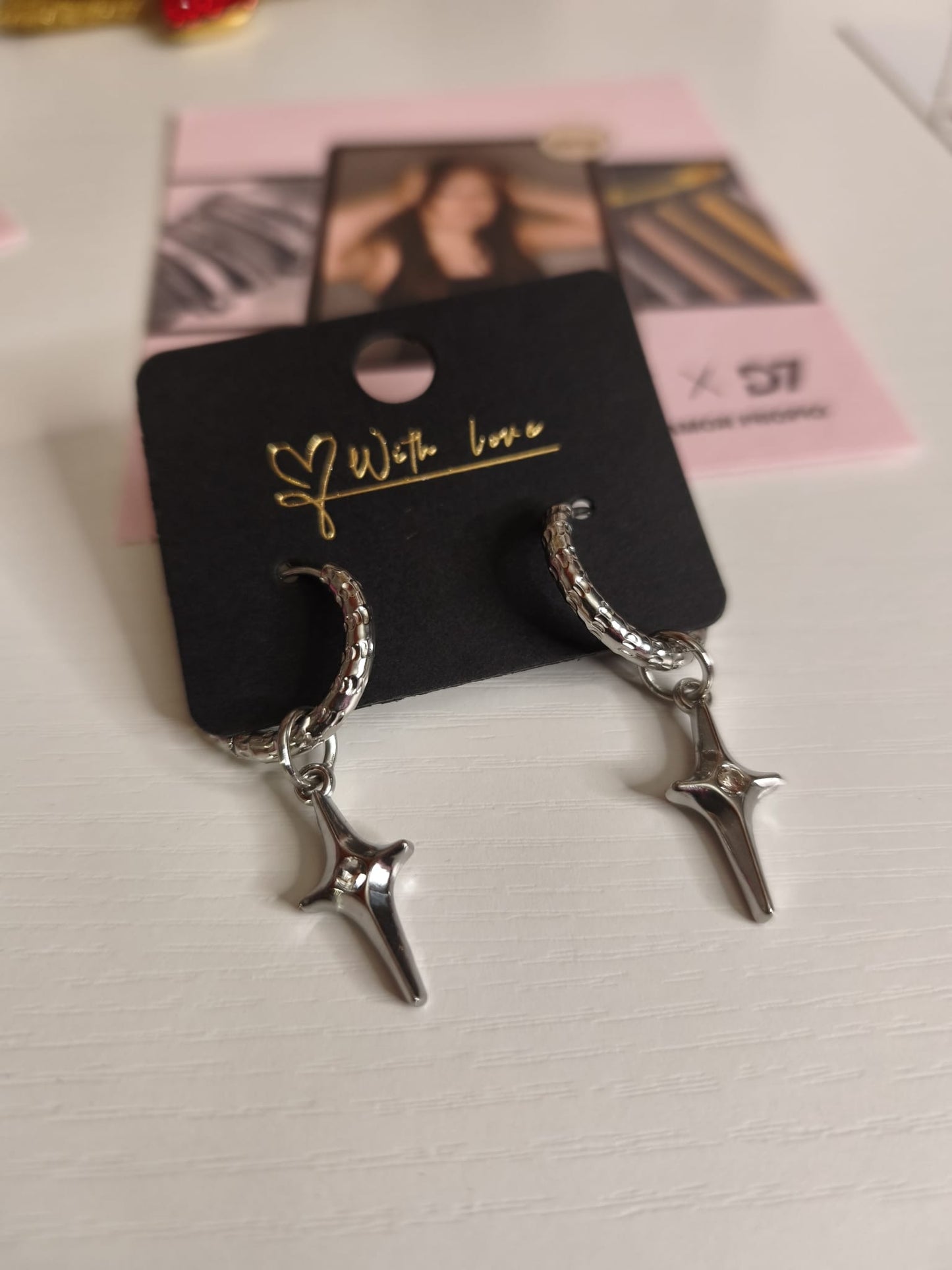 Pendientes Star Plata - D7