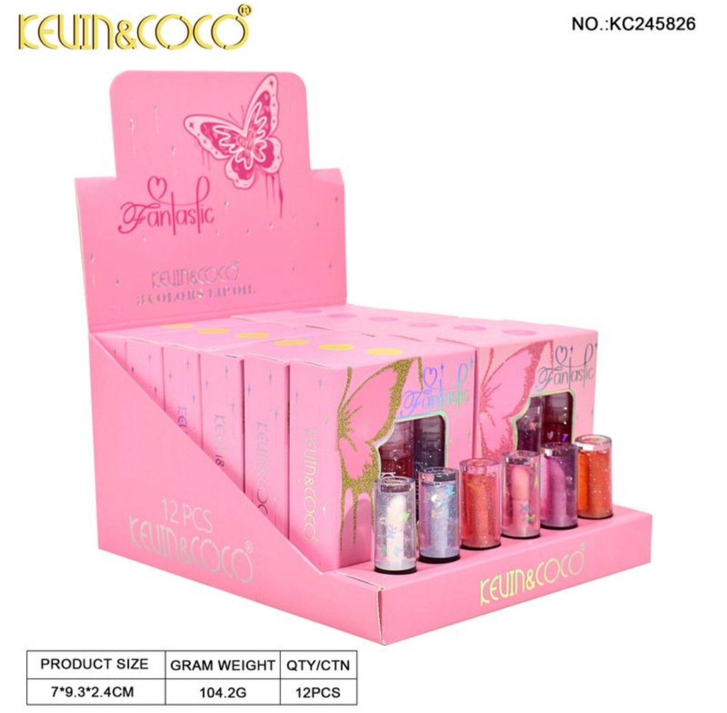 Set 3 Lip Oil Kevin & Coco
