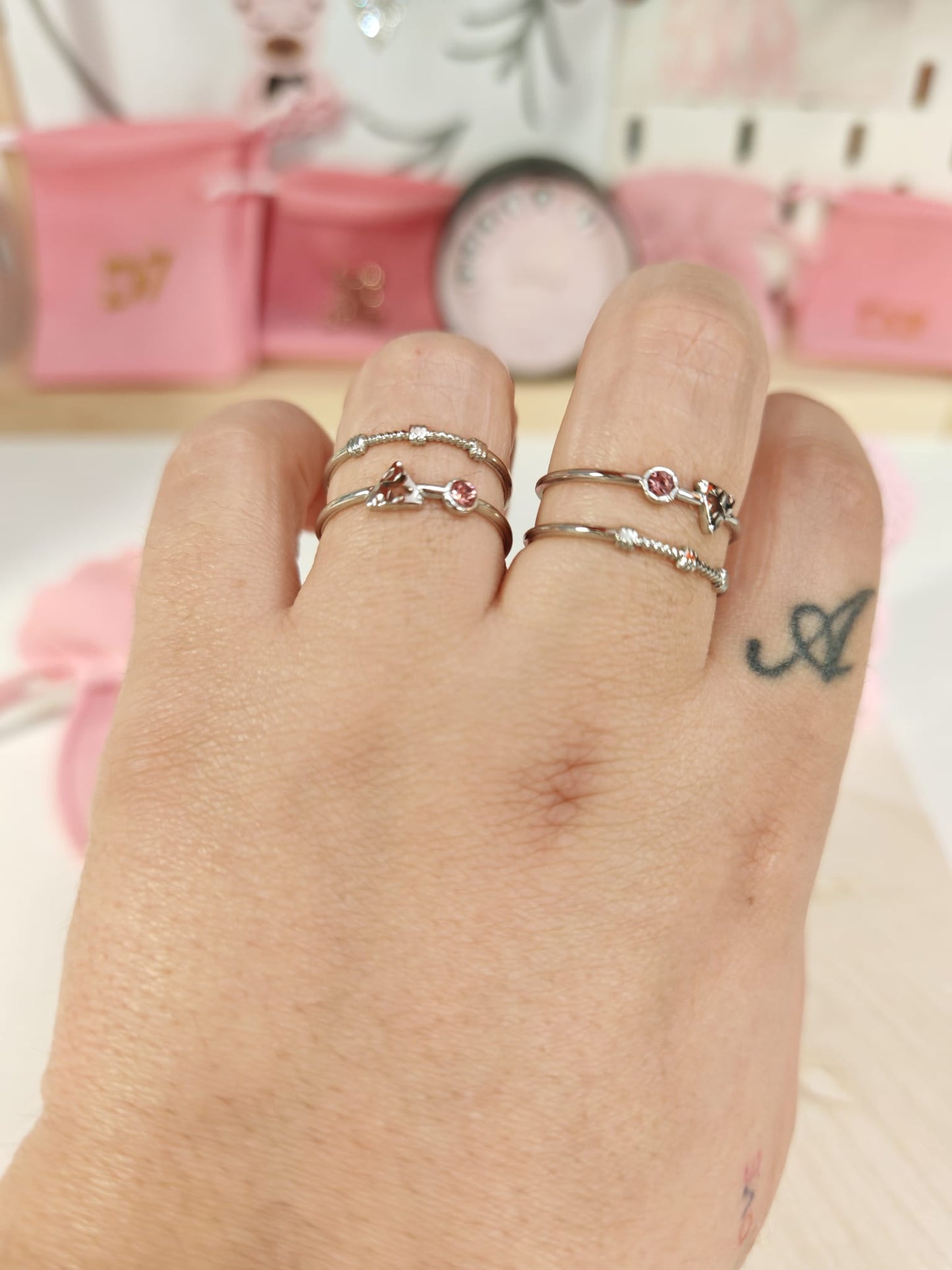 Anillo GEO PLATA