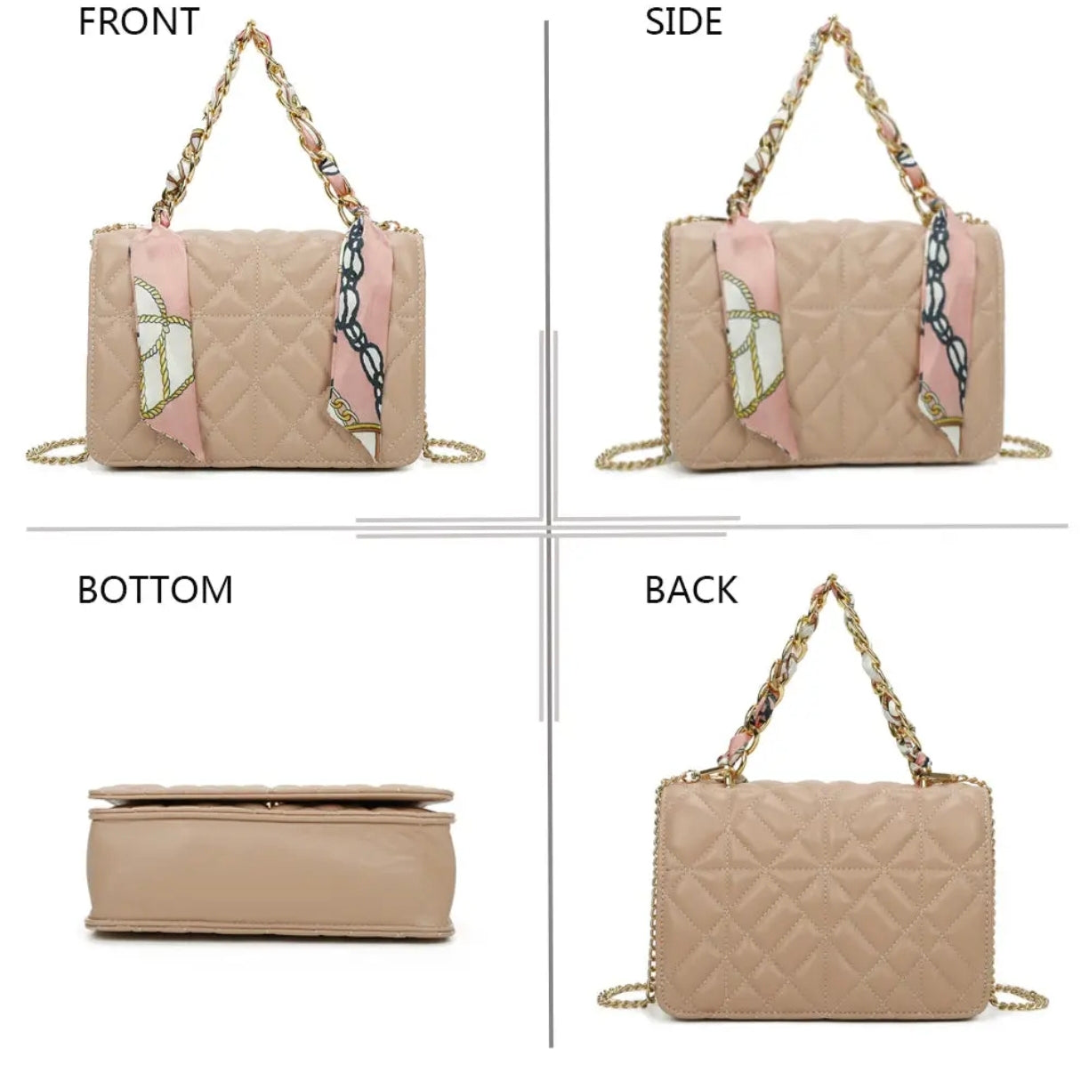 Bolso Éclat Acolchado Rosa