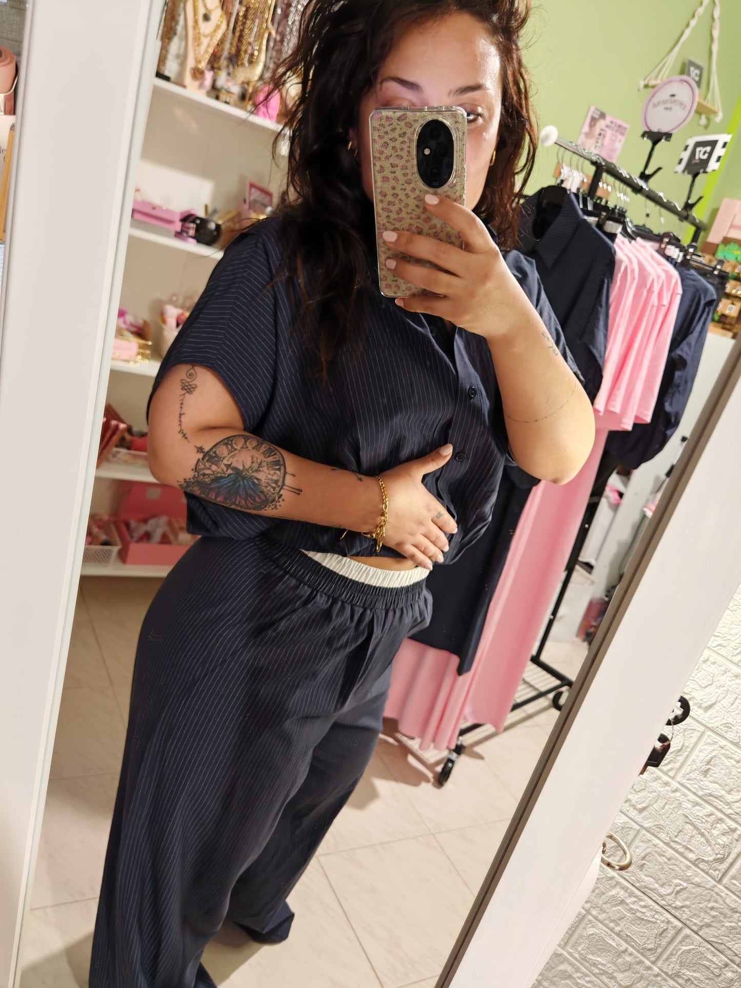 Blusa Manga Corta Marino Lum