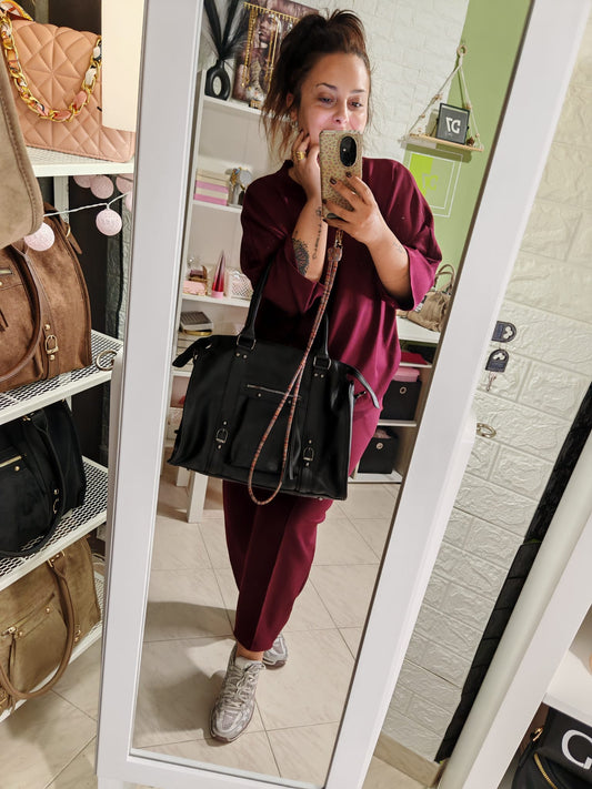 Skyla Gran Mat Negro