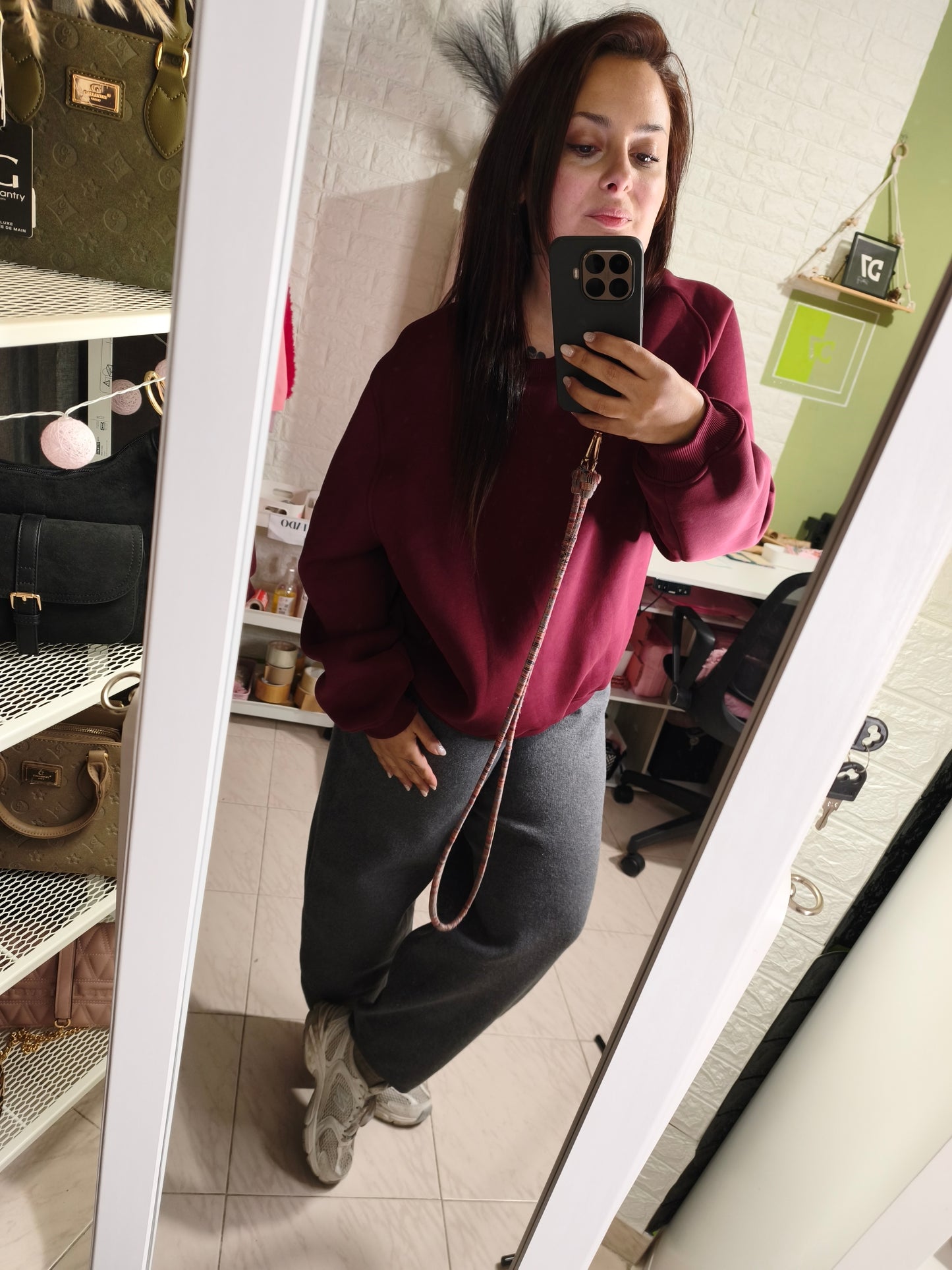 Sudadera Burdeos Lumina