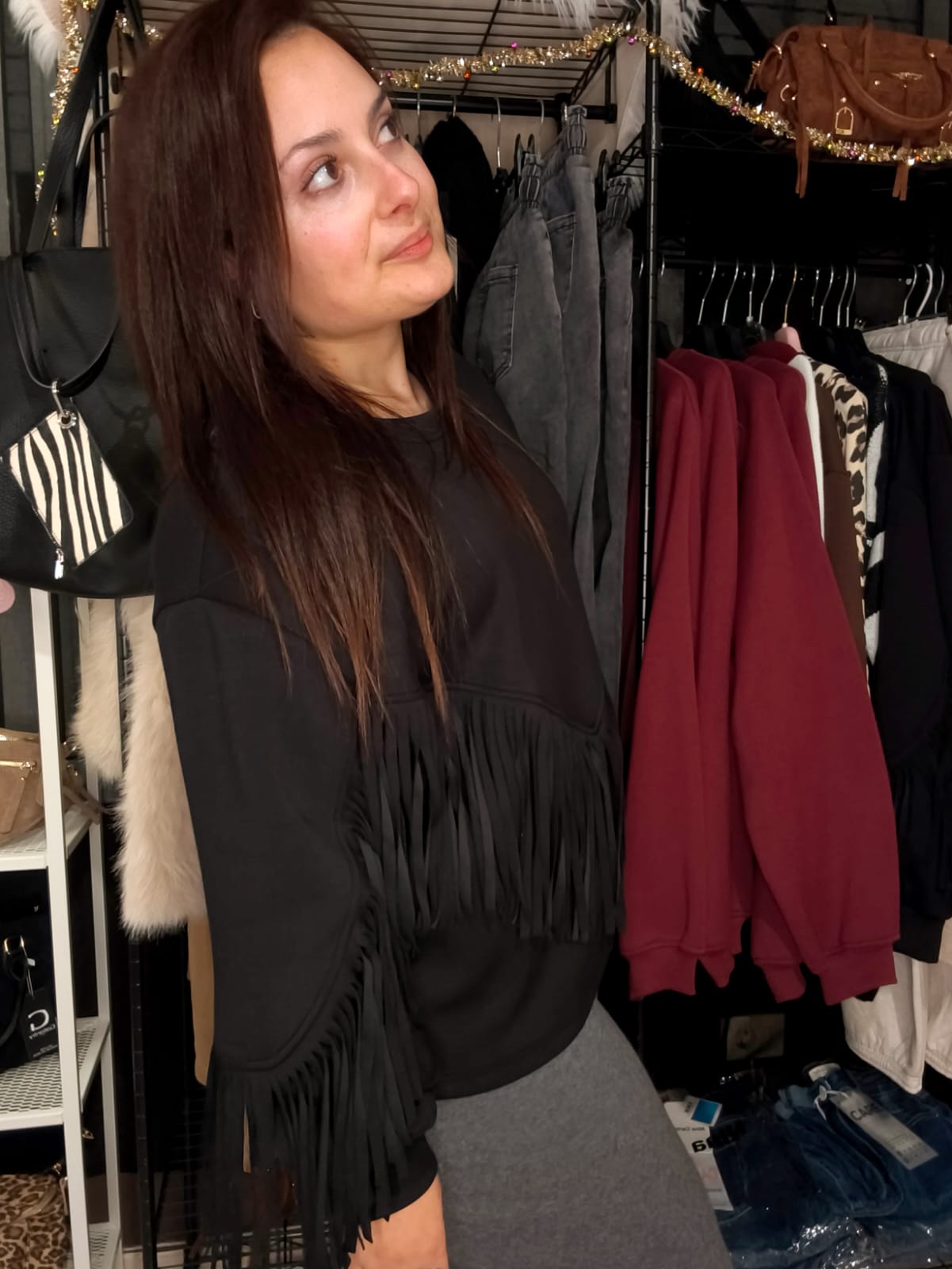 Sudadera India Negra