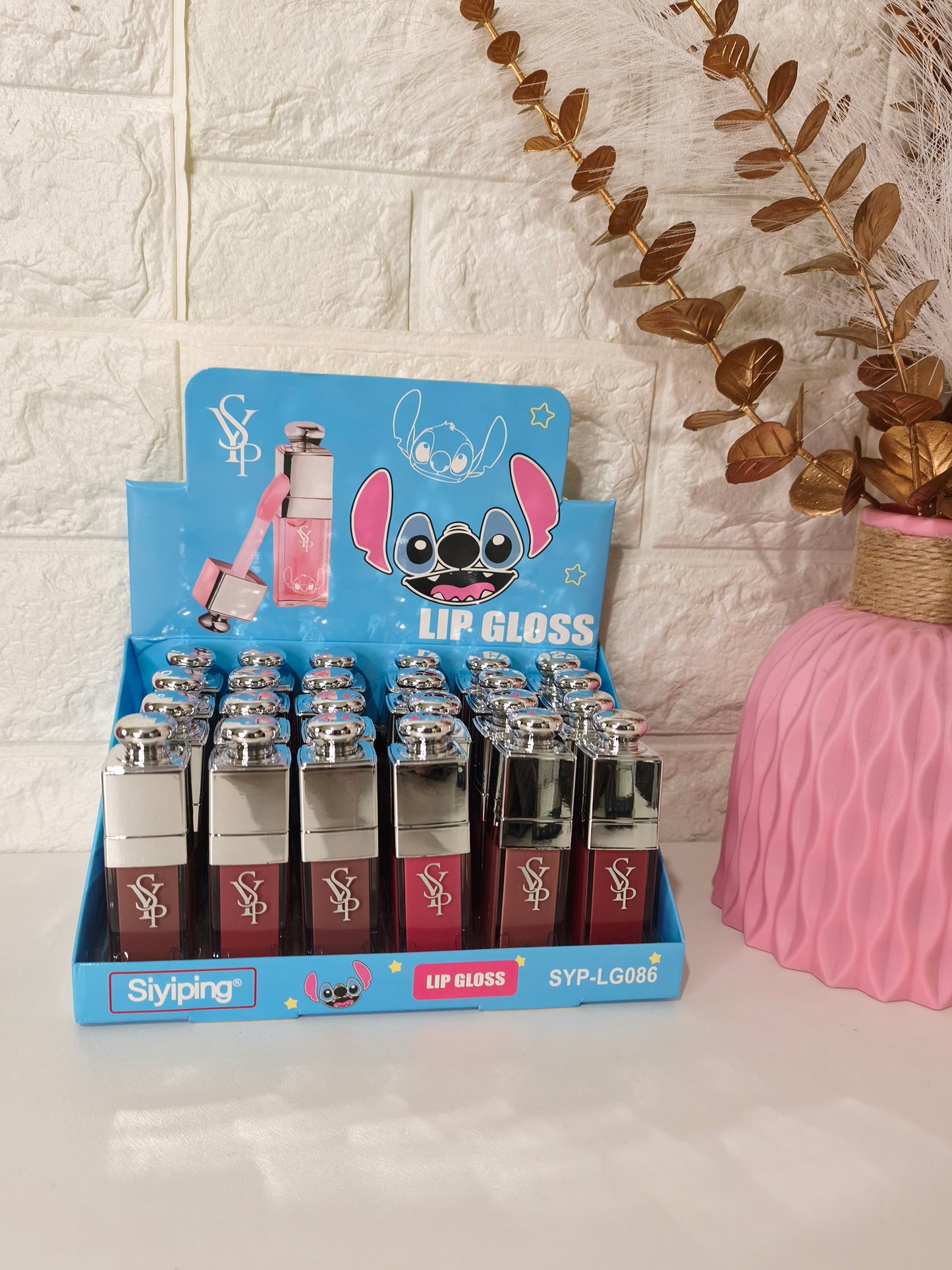 Lip Gloss Colores Edición Stitch