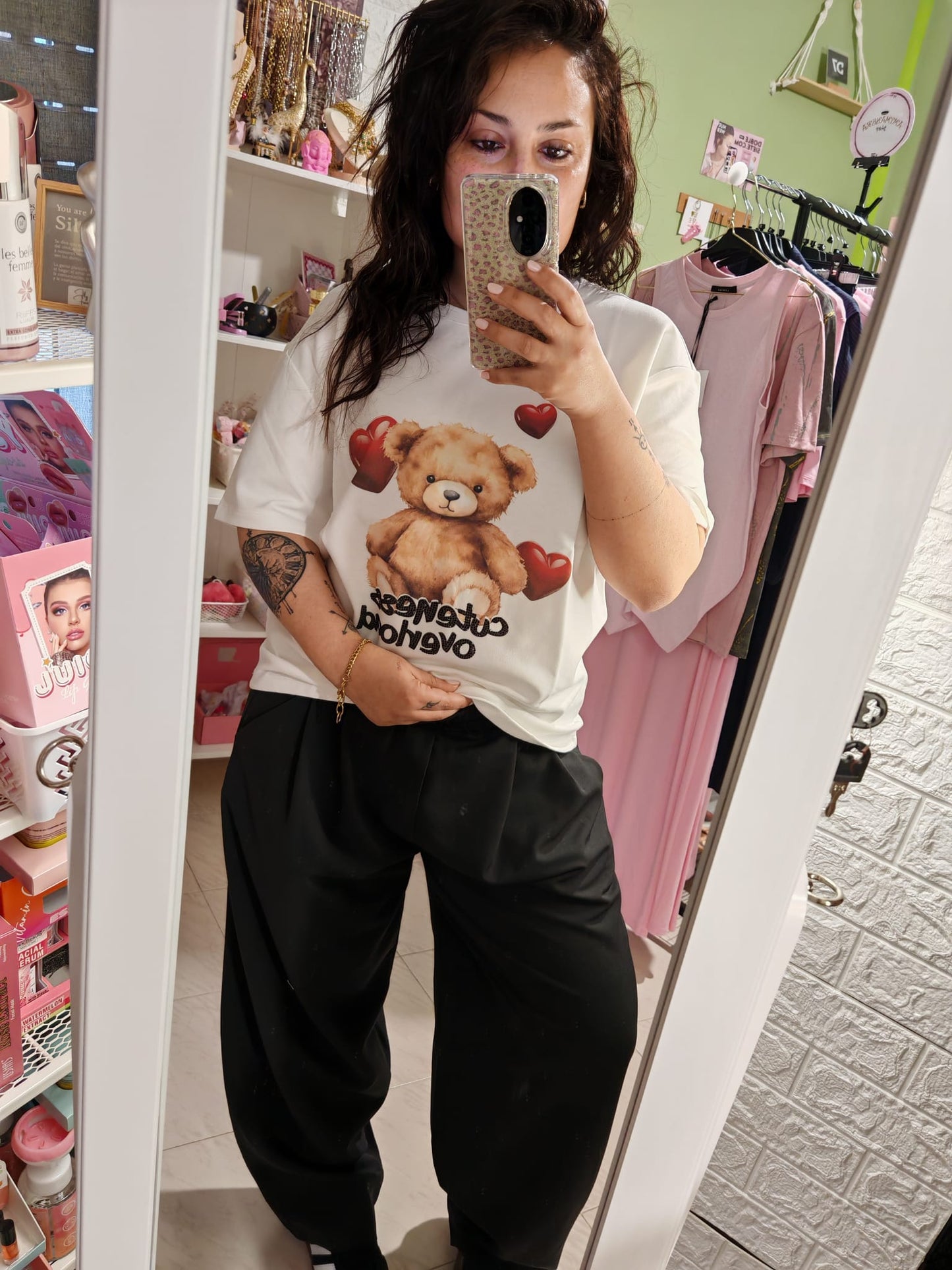 Camiseta Oso Strass Lum