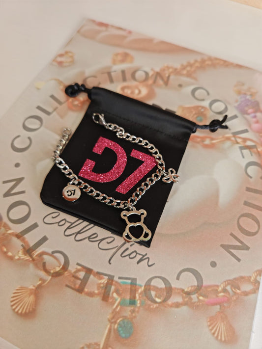 Pulsera Bear D7 Plata