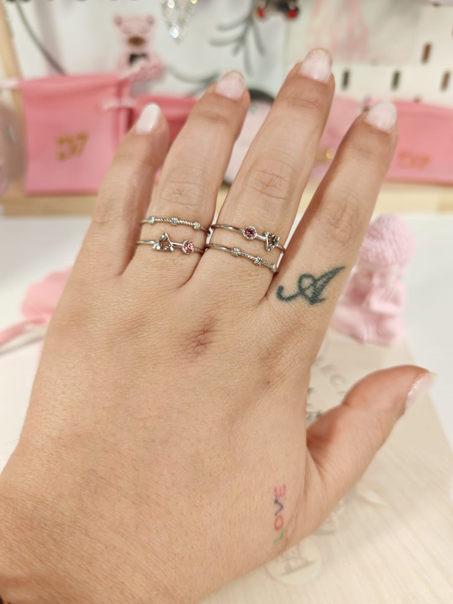 Anillo GEO PLATA