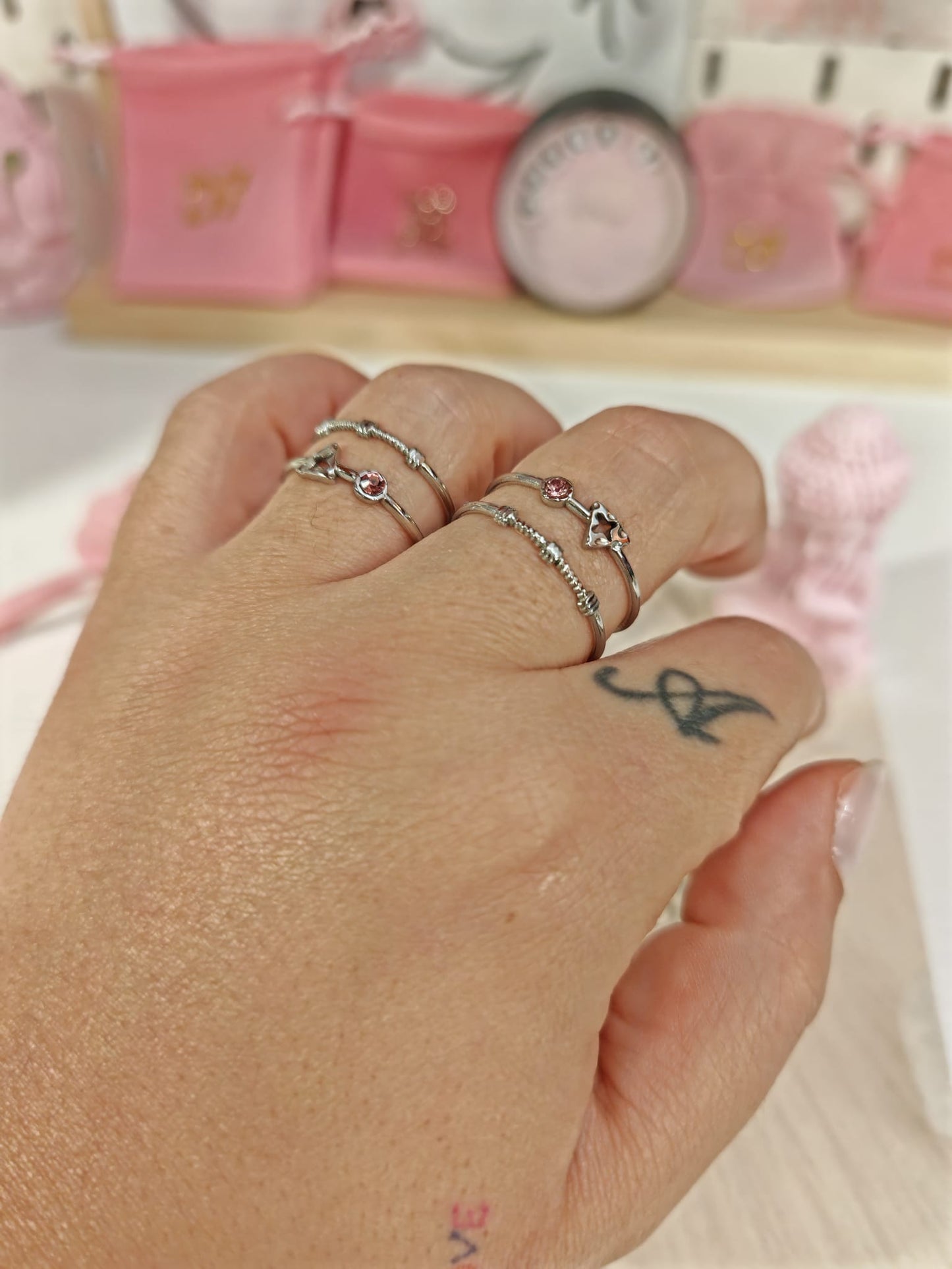 Anillo GEO PLATA