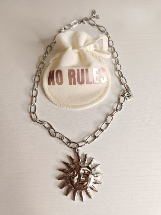 Collar Sol Plata