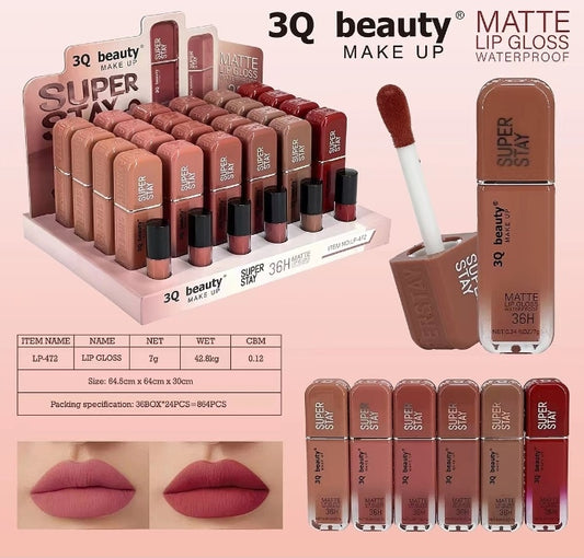 Lip Gloss Soft & Matte 36 H 3Q Beauty