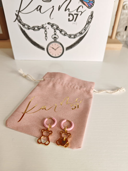 Pendientes KARMA Pink D7