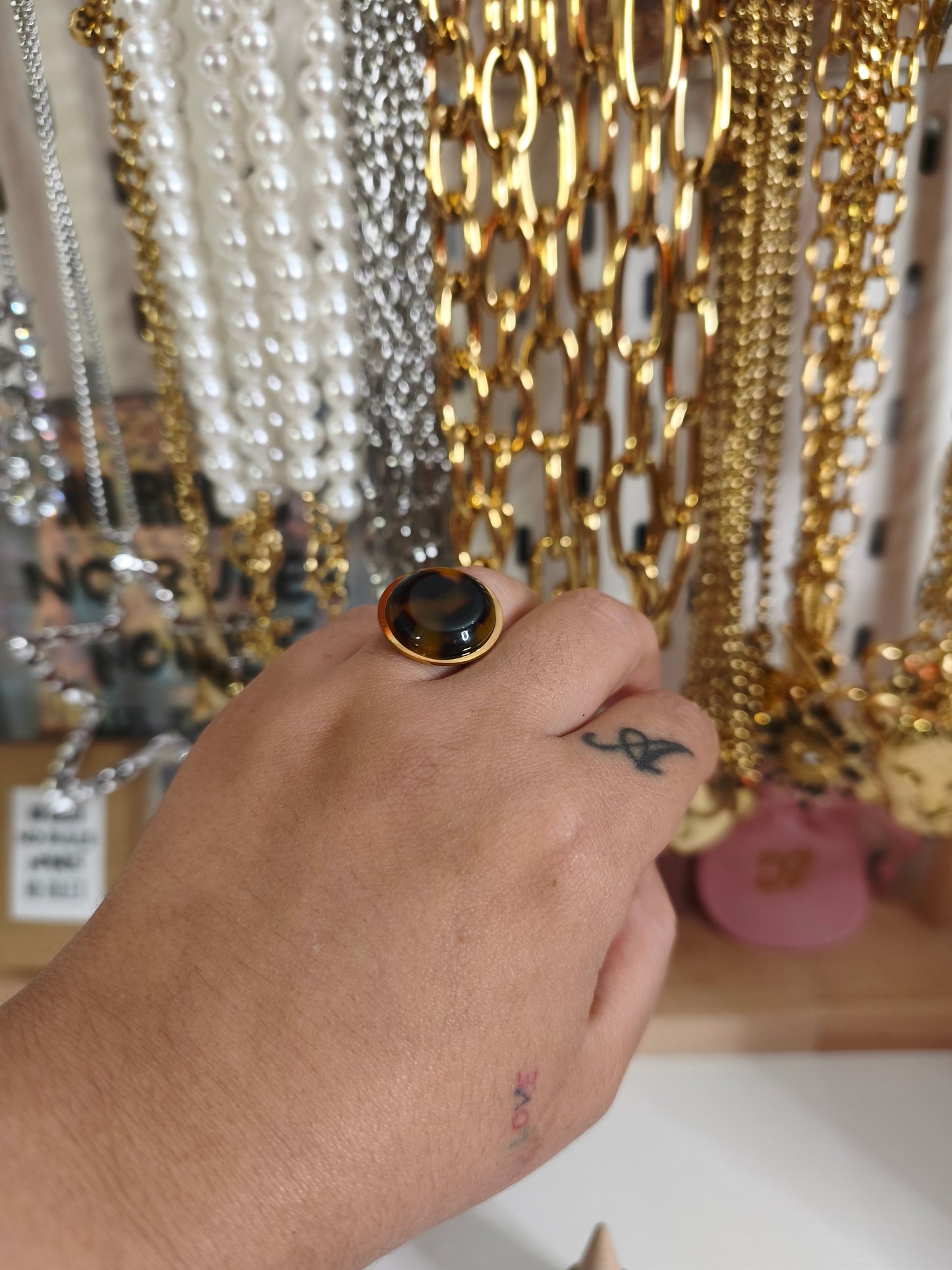 Anillo Leopardo Círculo