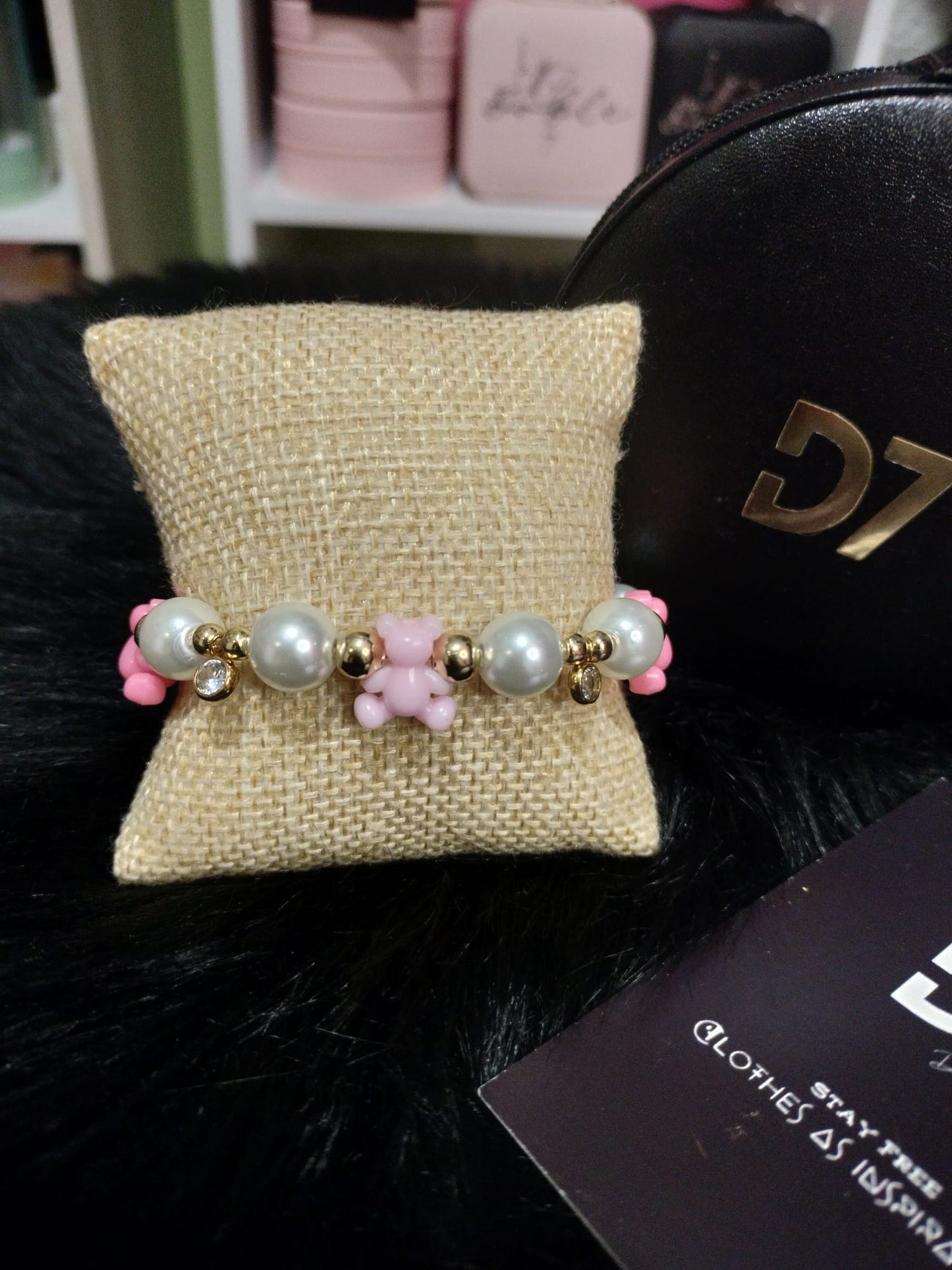 Pulsera Teddy D7 ORO Rosa