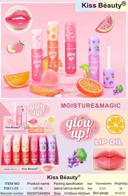 Lip Oil Glow Up Kiss Beauty