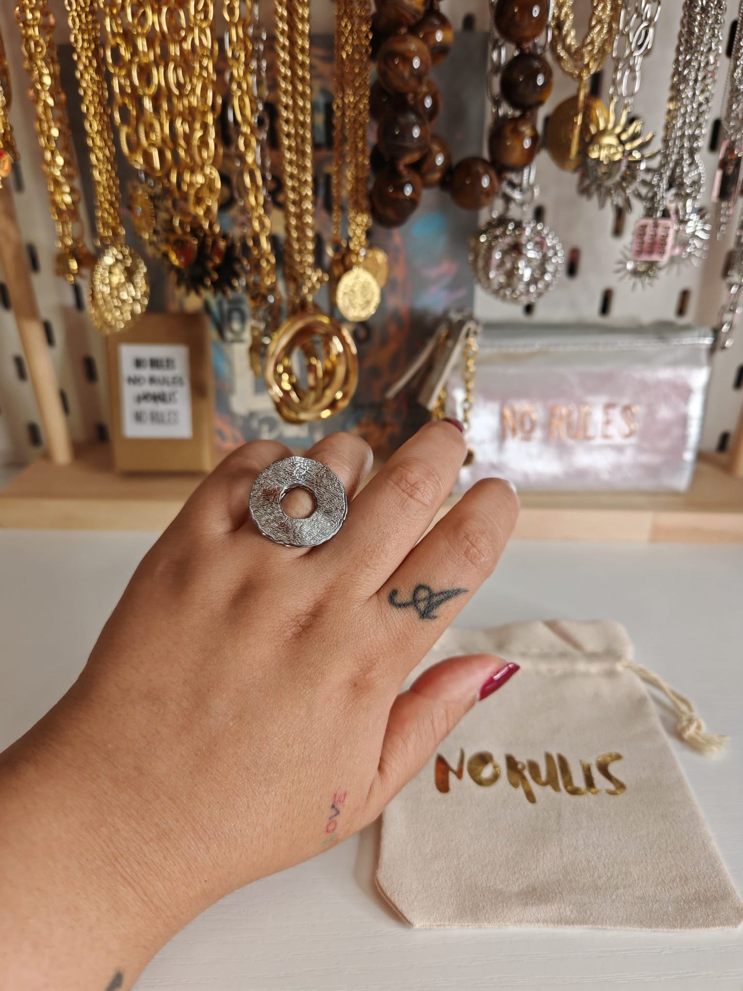 Anillo Espiral Plata