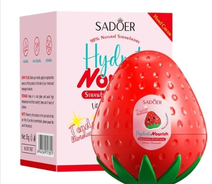 Crema de Manos Fresa Vitamina E
