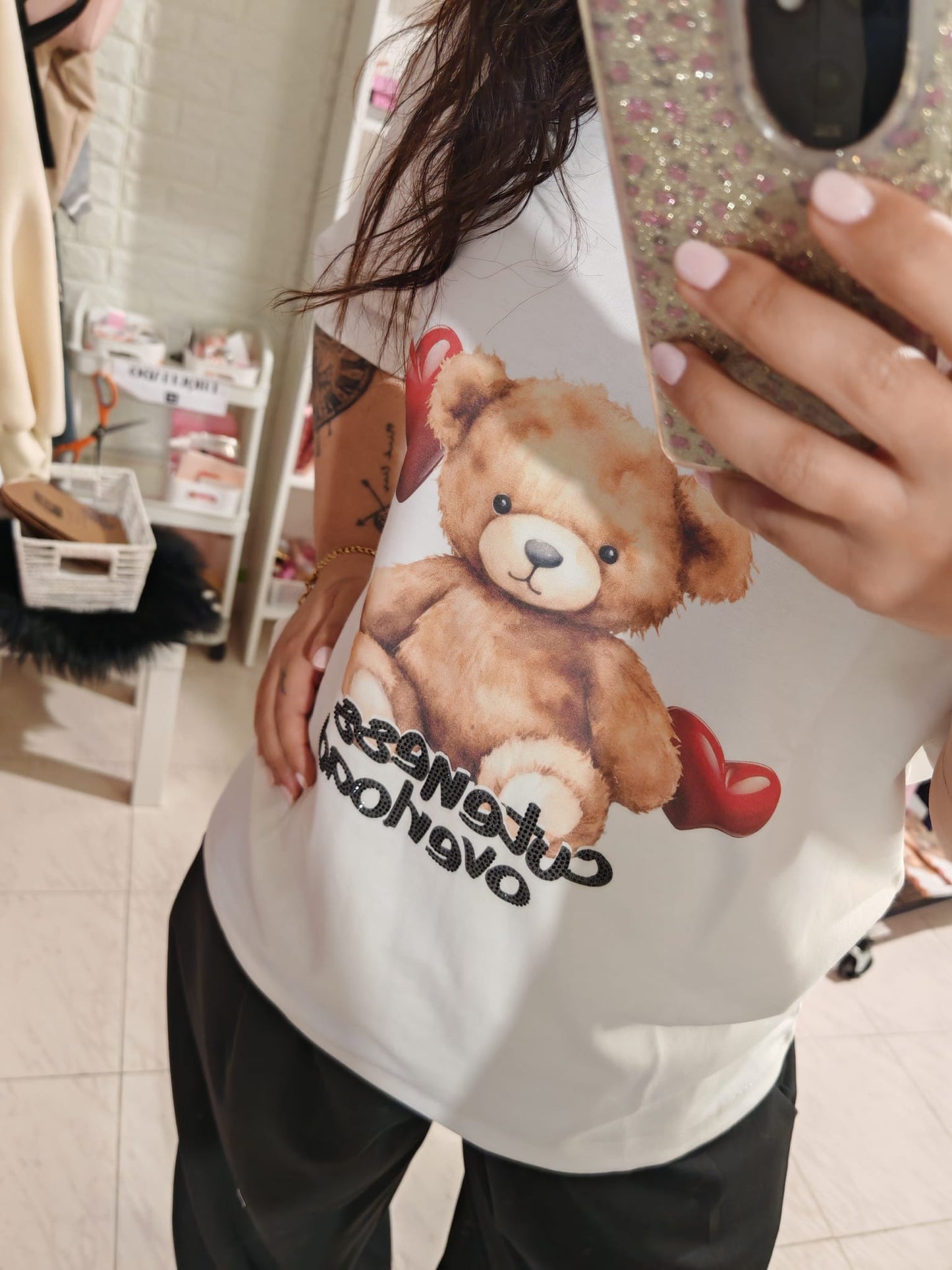 Camiseta Oso Strass Lum