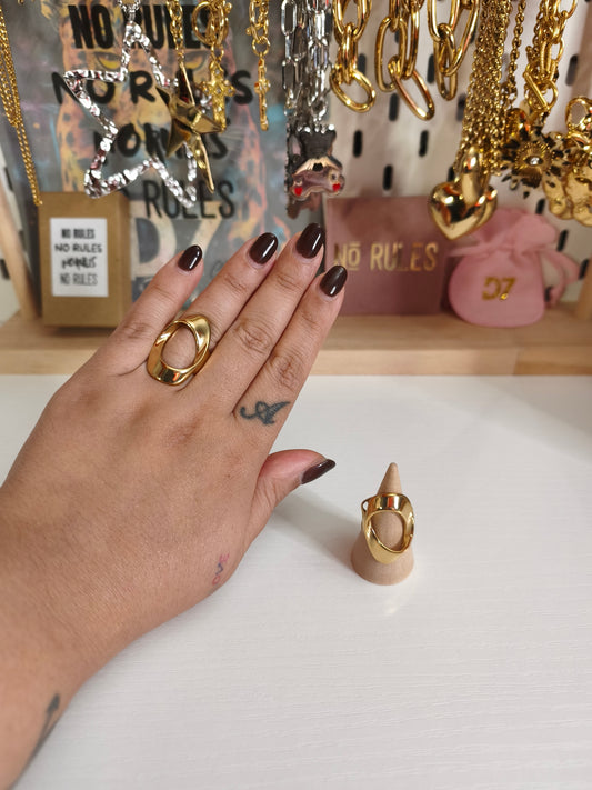 Anillo Óvalo Oro