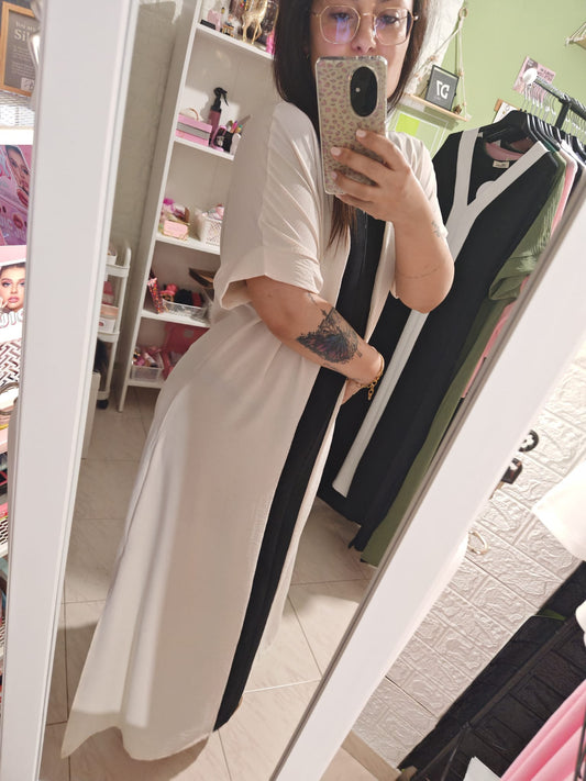 Vestido Kaftán Grecia Beige