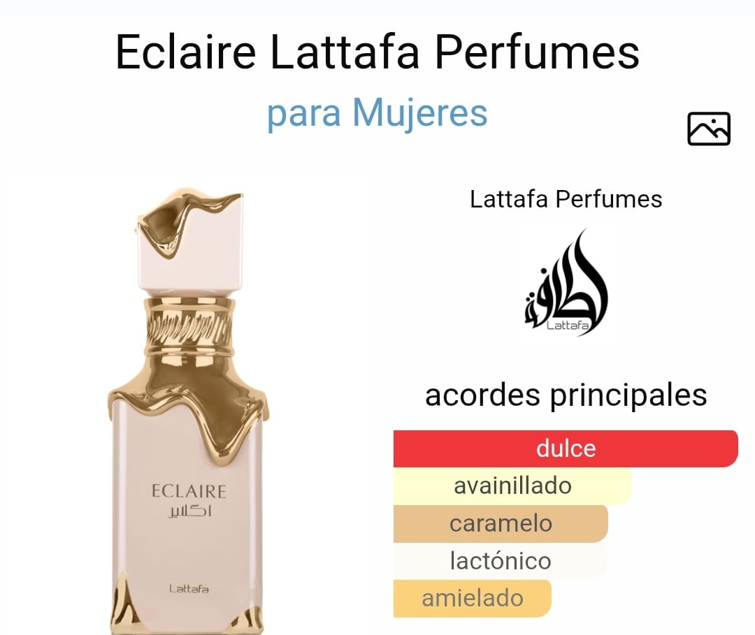 Perfume Eclaire Lattafa