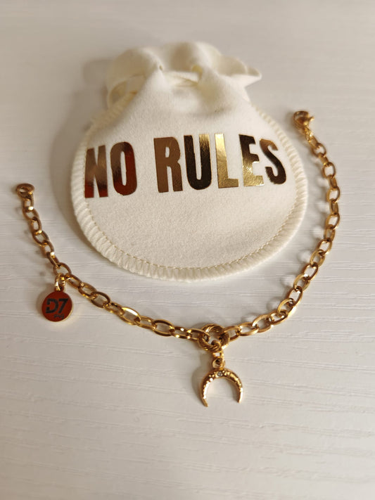 Pulsera Luna D7 Oro