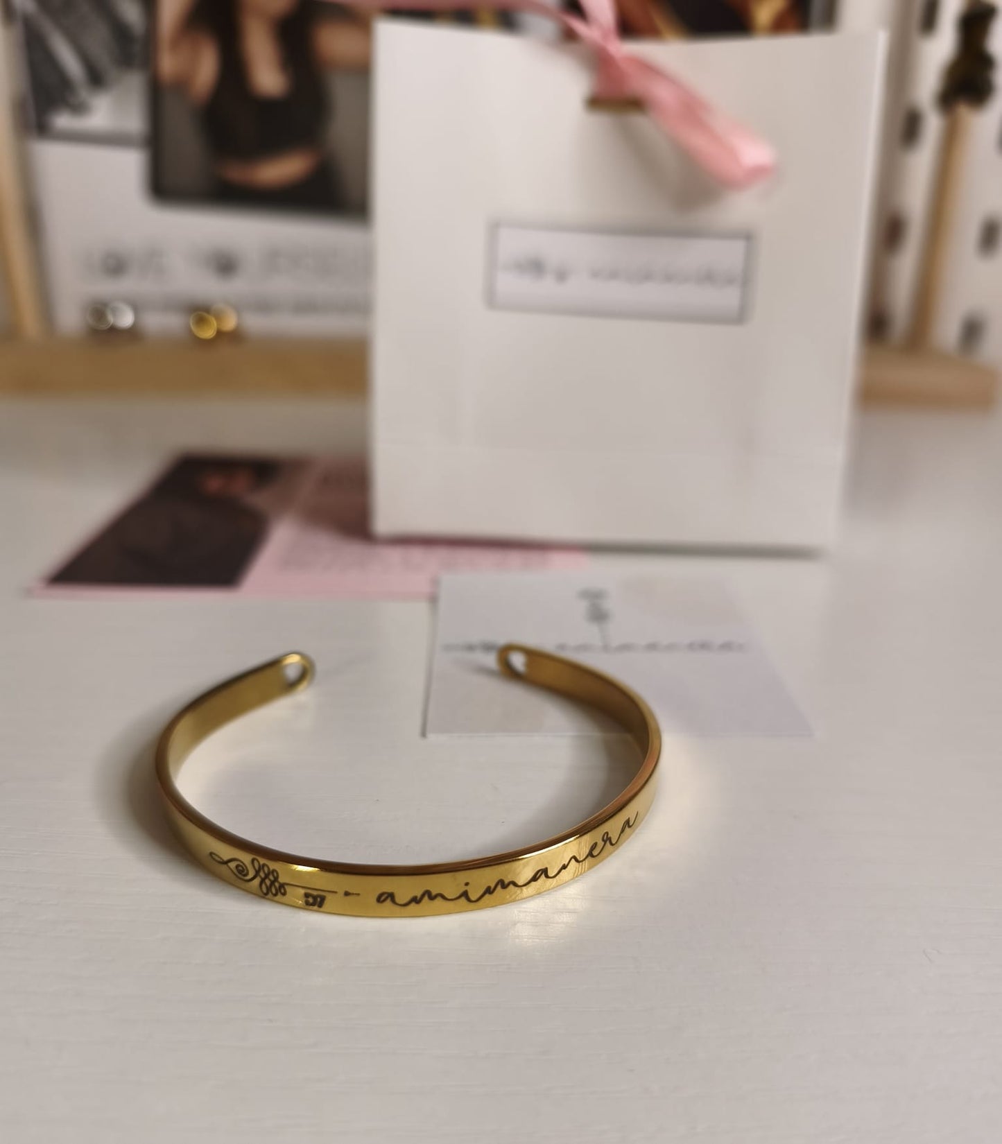 Pulsera AMIMANERA x D7 - Oro