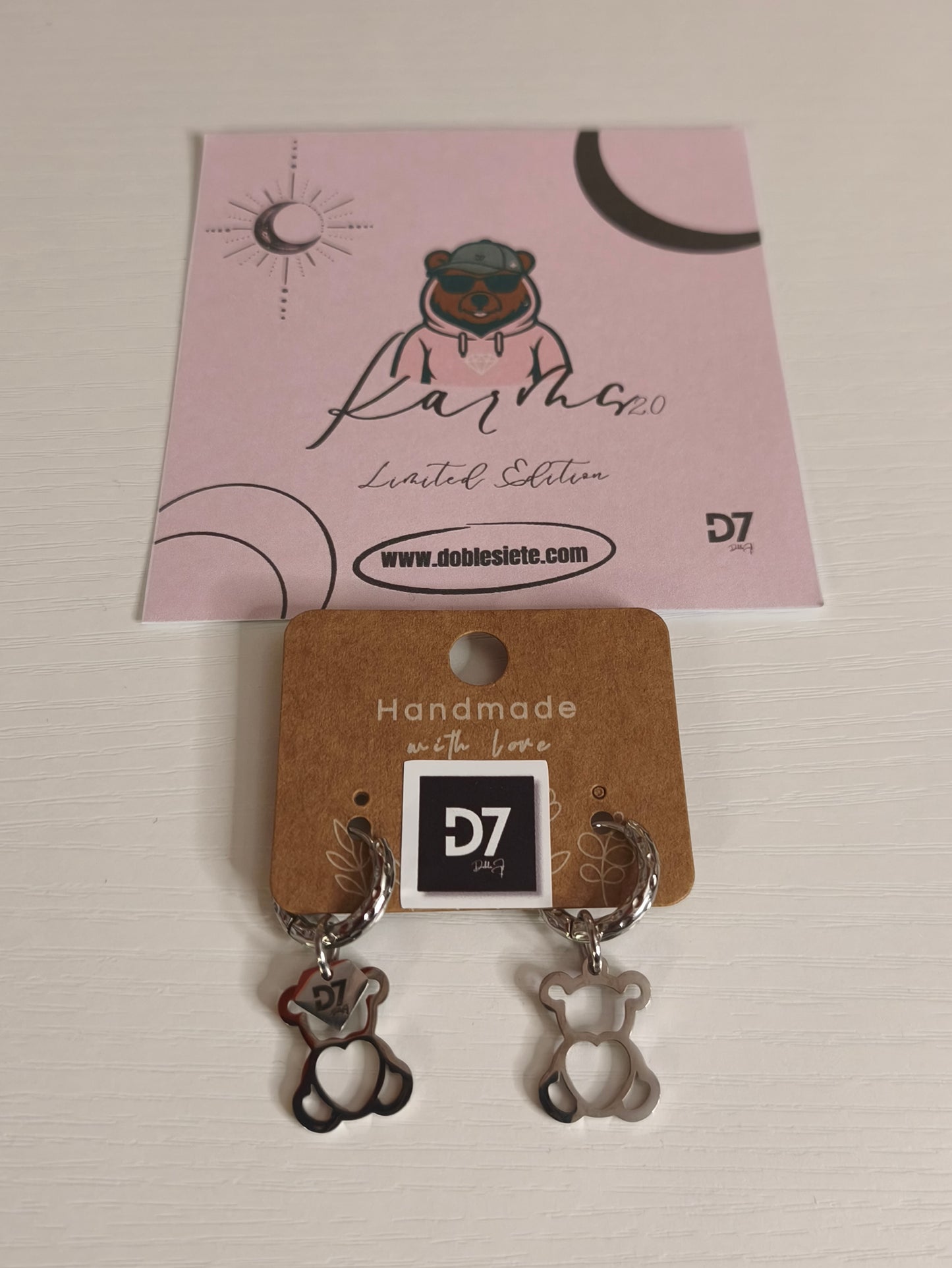 Pendientes Karma 2.0. Plata D7