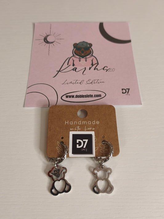 Pendientes Karma 2.0. Plata D7