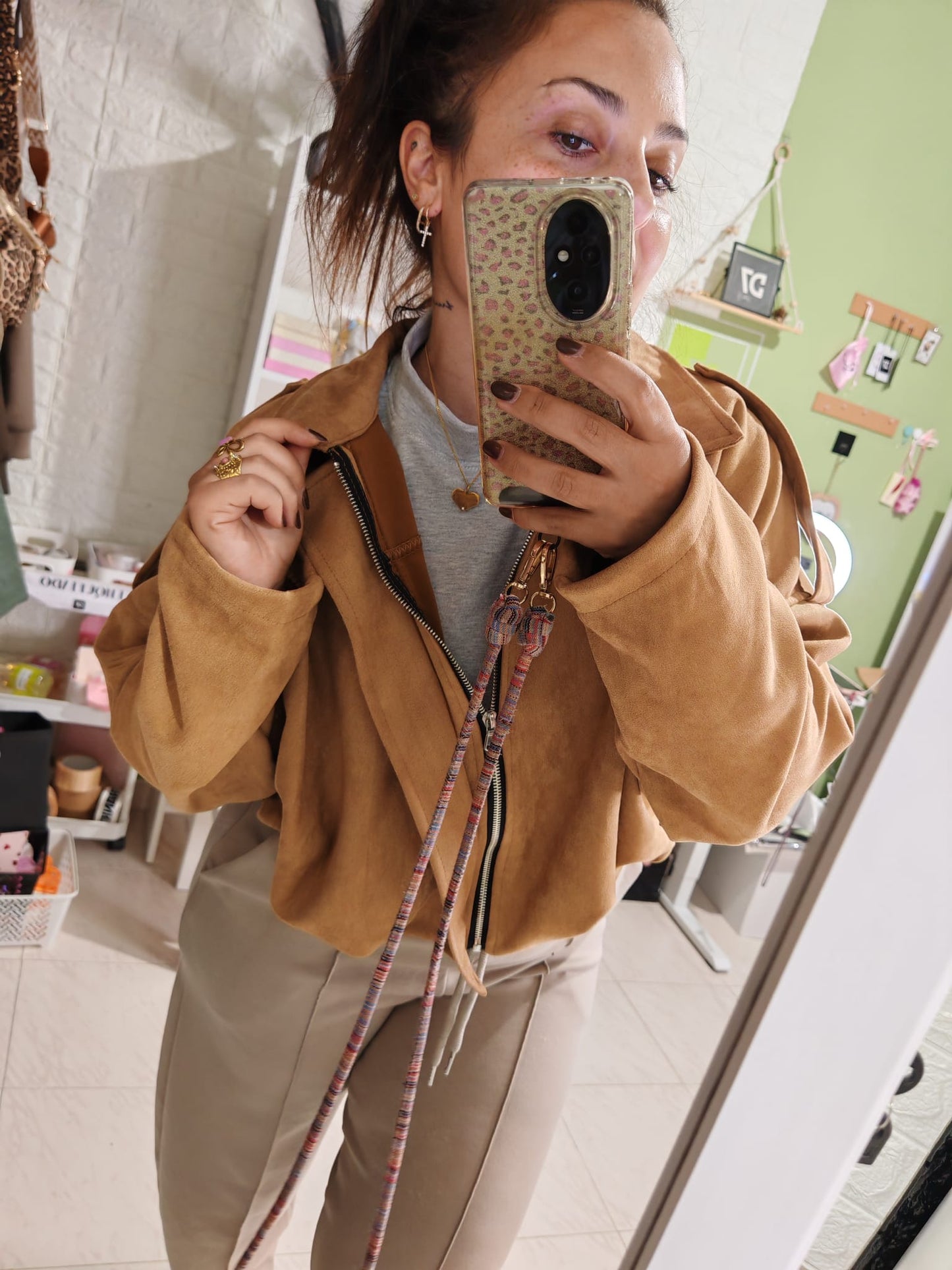 Bomber Antelina Insp Z@ra Camel