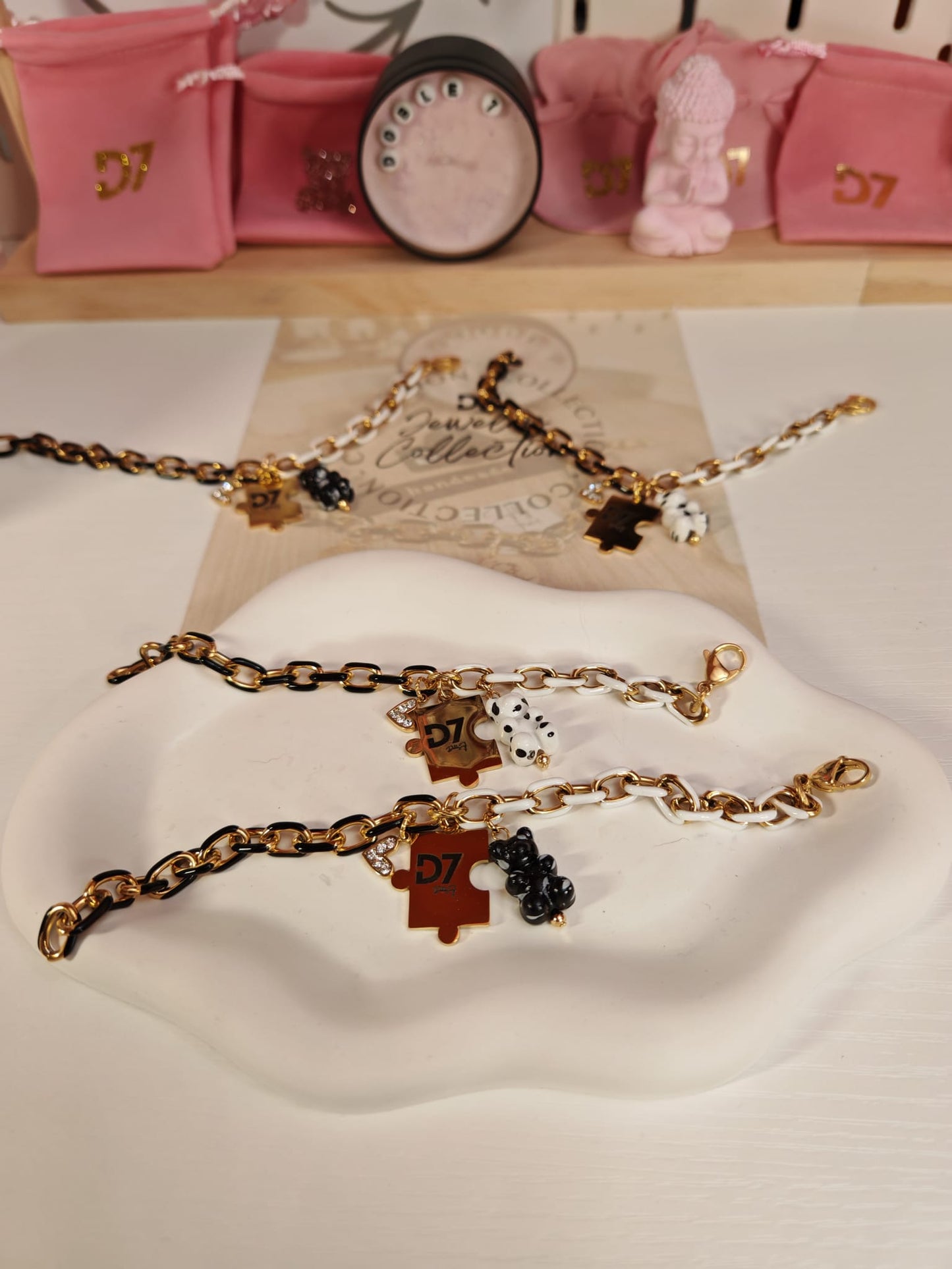 Pulsera Black or White - D7