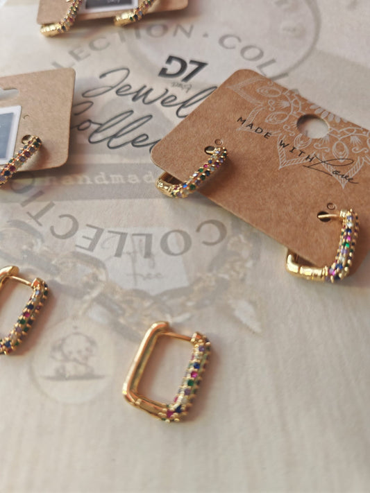 Pendientes GEO Oro Multi