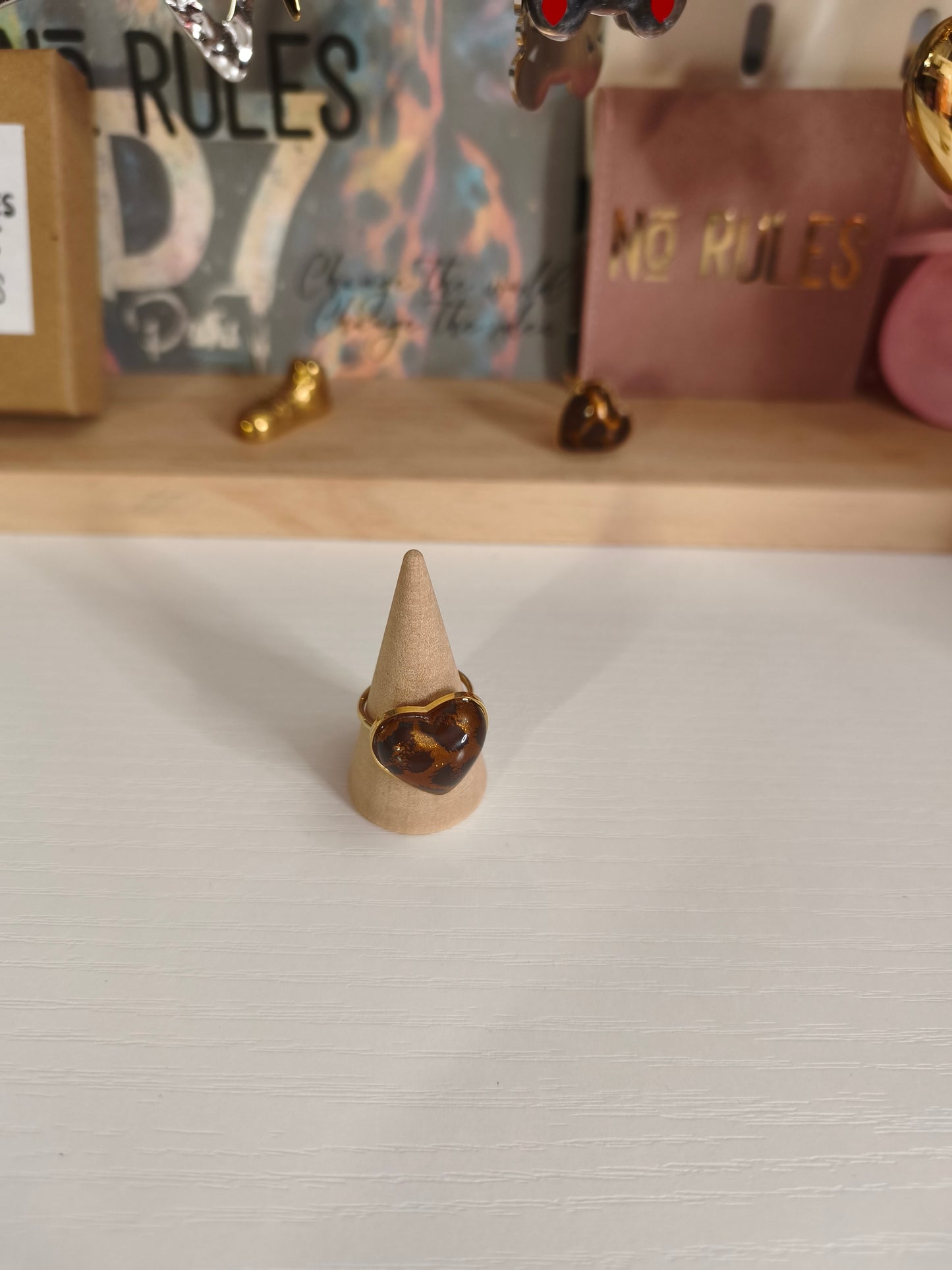 Anillo Leopardo Corazón