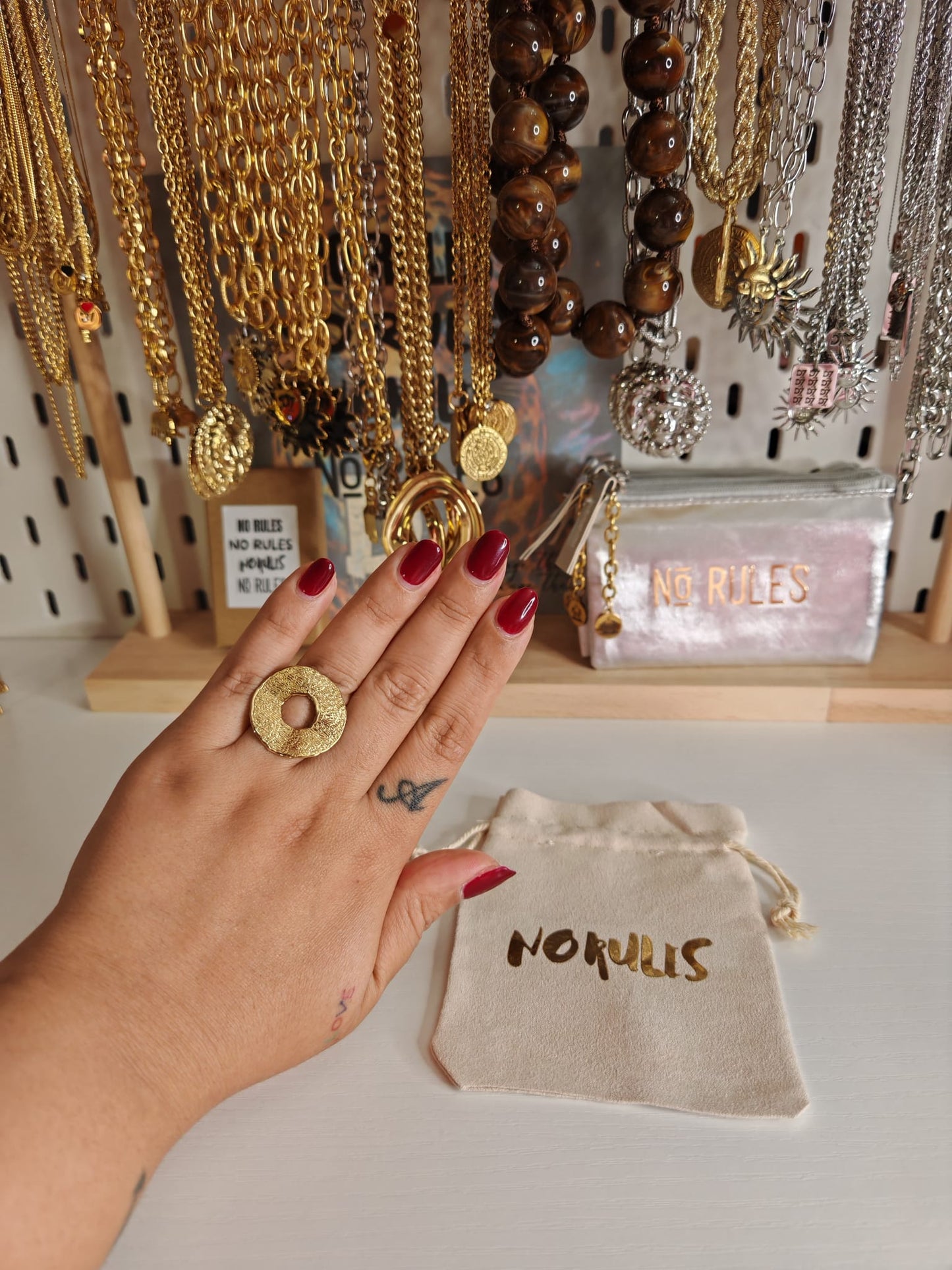 Anillo Espiral Oro