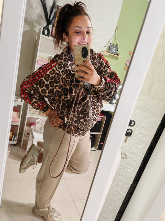 Chaqueta Over Print Lumina
