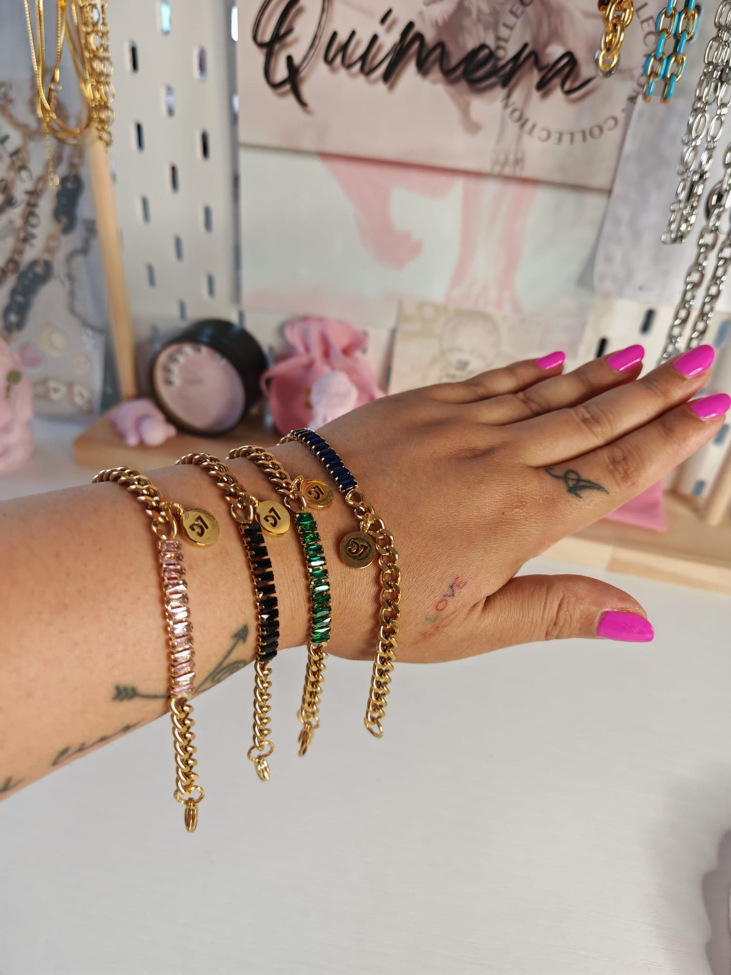 Pulsera Happy Azul D7