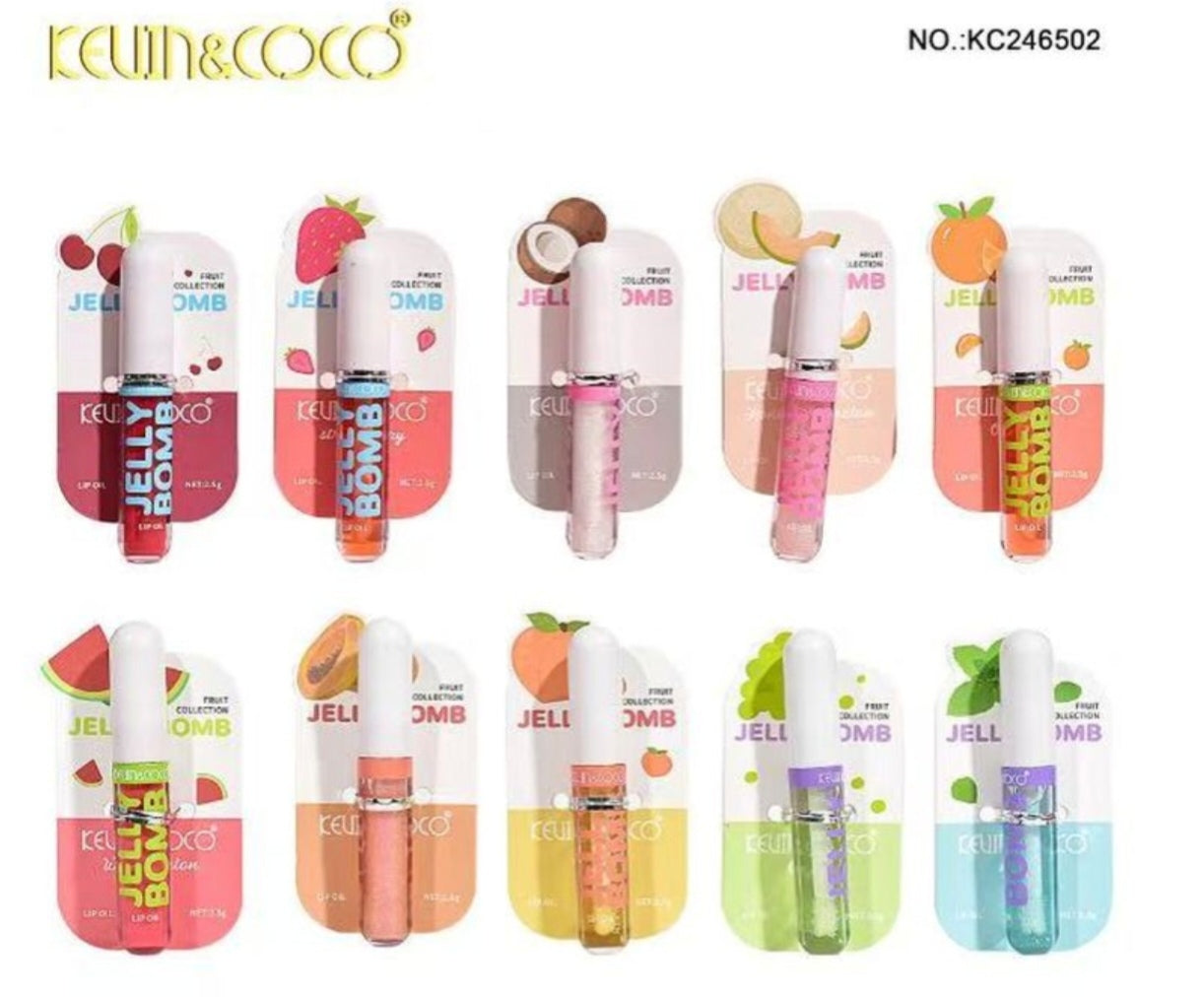 Brillo Labial Frutas K&C