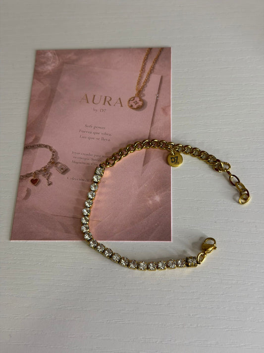 Pulsera Celeste – Colección AURA | D7
